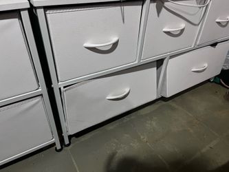 5 piece fabric dresser