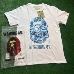 White and blue bape