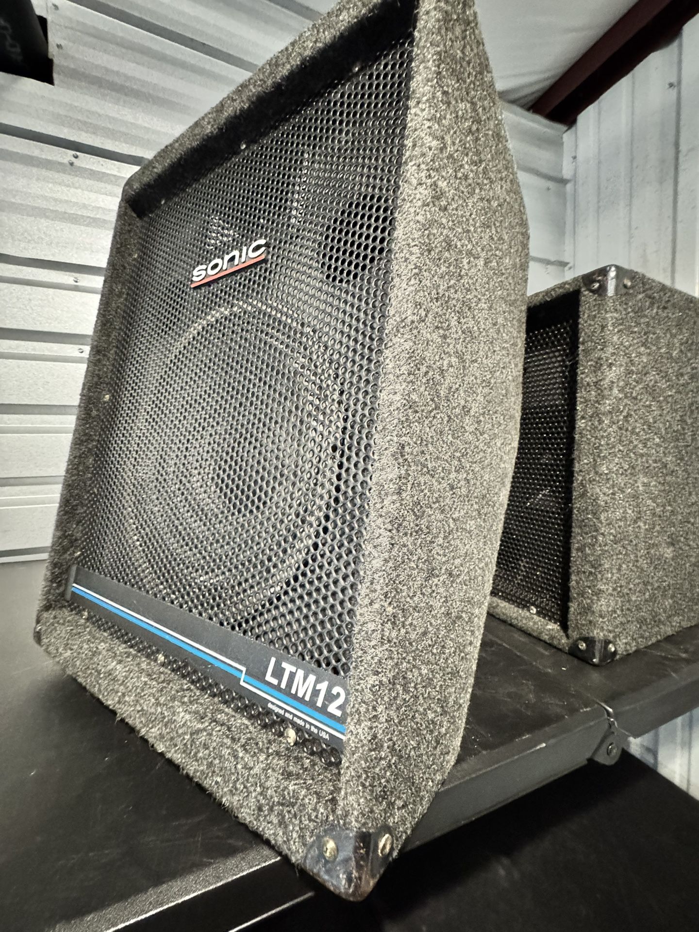 2 SONIC LTM12 SPEAKERS ELECTRIC GUITAR SPEAKER CABINET