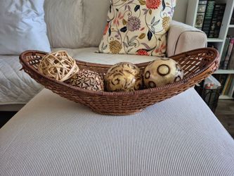 Used Wicker Basket Ball.