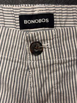 Bonobos Striped shorts 7 inch inseam