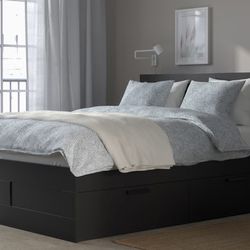 Full Bed Frame With Head Board 