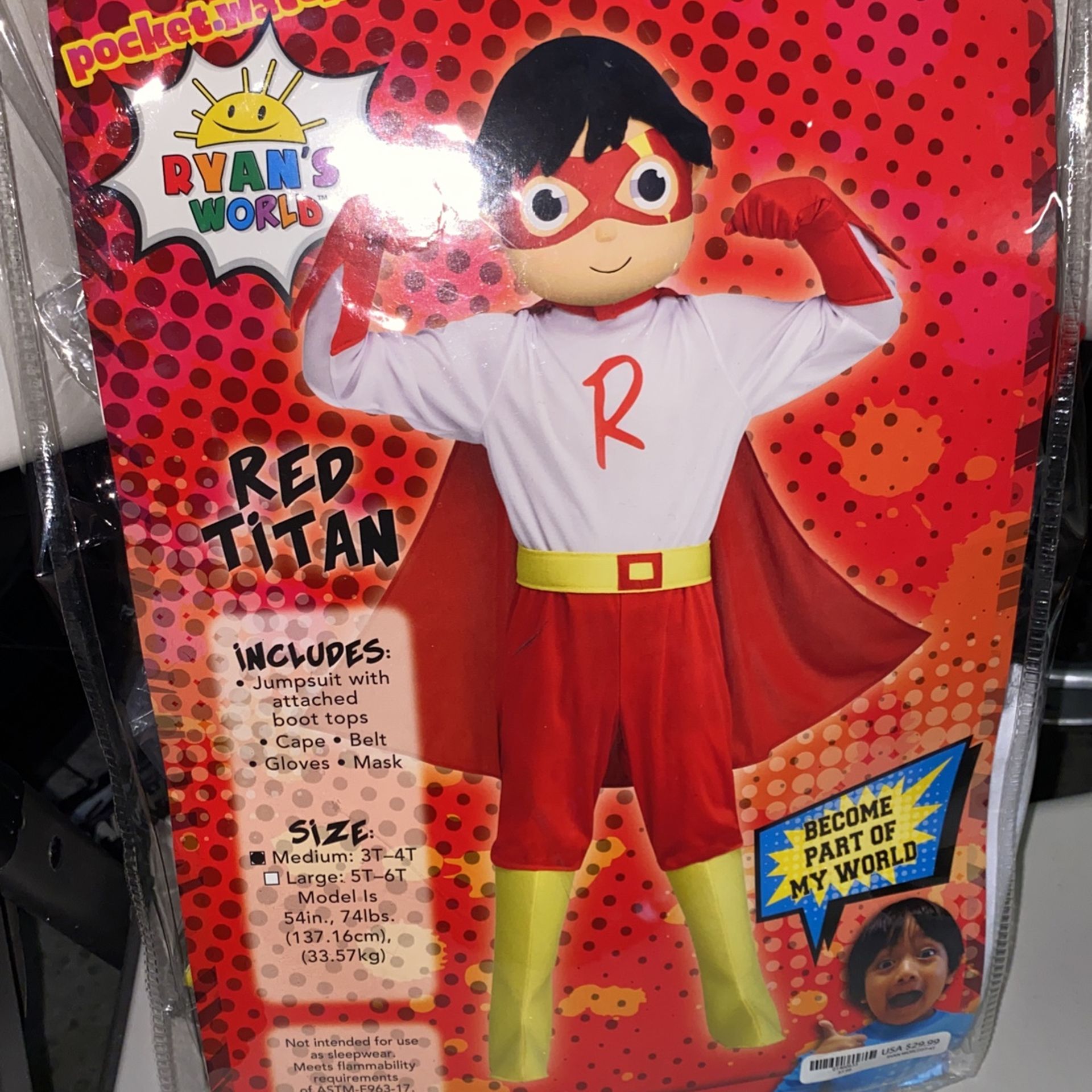 Ryan’s World Halloween Costume