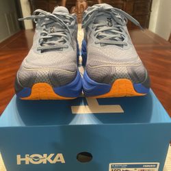Hoka One One Skyflow Blue Thunder Cloud Running Shoes Size 10