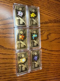 Pokémon Gold Plated Bar