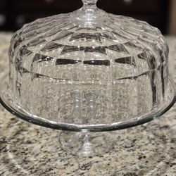 Cake Holder Thick Glass