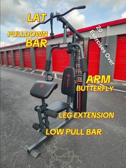 🚩Versatile heavy-duty HomeGym. 150lb selectorized weight stack. 15 Exercises over. Homestead 33033,Delivery for extra

It has a dual-action press arm