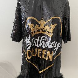 New Sequin Oversized  Dress Shirt One Size Fits All