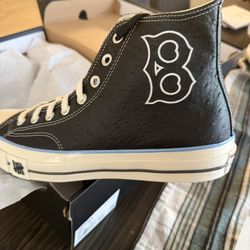 Converse Chuck Taylor All Star Hi Undefeated X Brooklyn Dodgers Ostrich Size 10.4 Men
