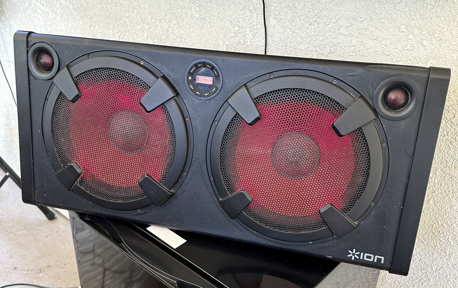 ION Audio Road Warrior 500Watt Portable Bluetooth Stereo Speaker