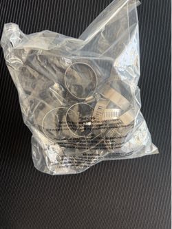 Ideal Tridon 6724M51#24 Stainless Steel Worm Drive Clamp with 316 Stainless Steel Screw, 1-1/4" to 2" Diameter, 9/16" W (Pack of 10)