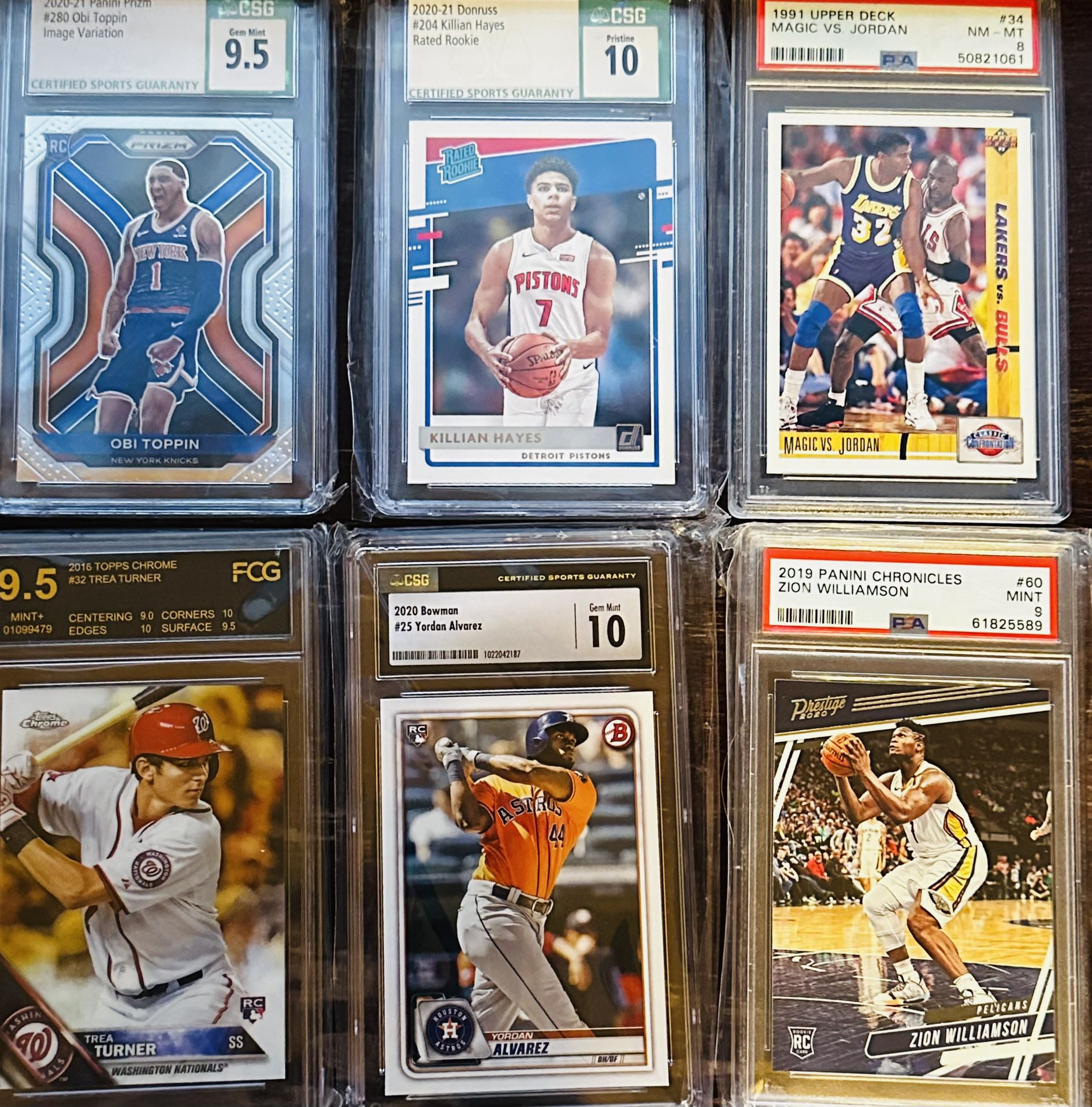 Graded Rookie Cards With Some Autos And All Current Players