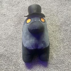 Authentic Among Us Rare Plush Black Plague Doctor Plush Animal