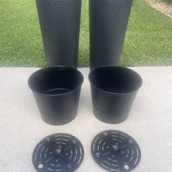 Tall Narrow Metal Planters