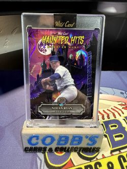2025 Wild Card Haunted Hits Nolan Ryan Purple 3/3 