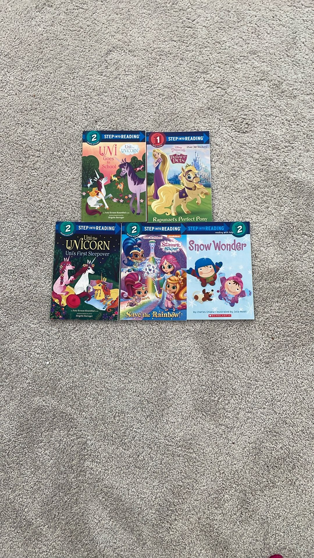 5 Step Into Reading Books