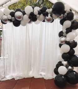 Balloon garland backdrop