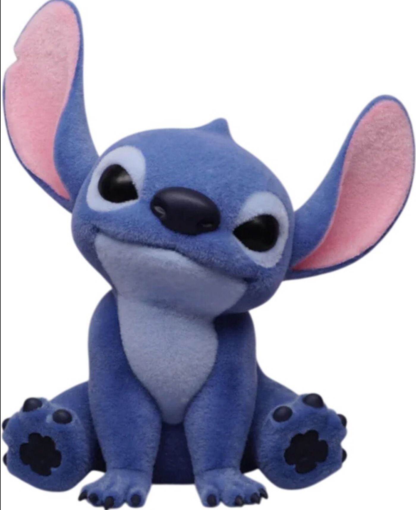 Stitch Movie Flocked FIGURAL Coin Bank