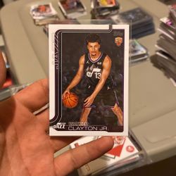 Walter Clayton Jr 2025 Topps Rookie Card No. 218