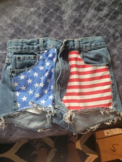 American Flag Shorts  Size X Small