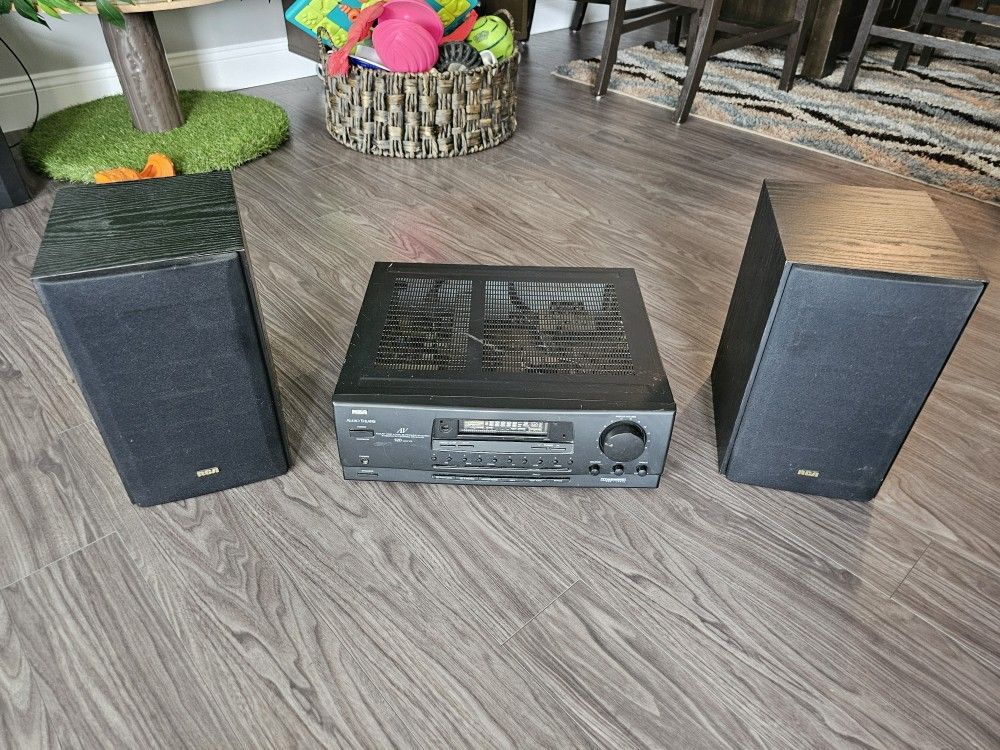 RCA Stereo Receiver and Speakers