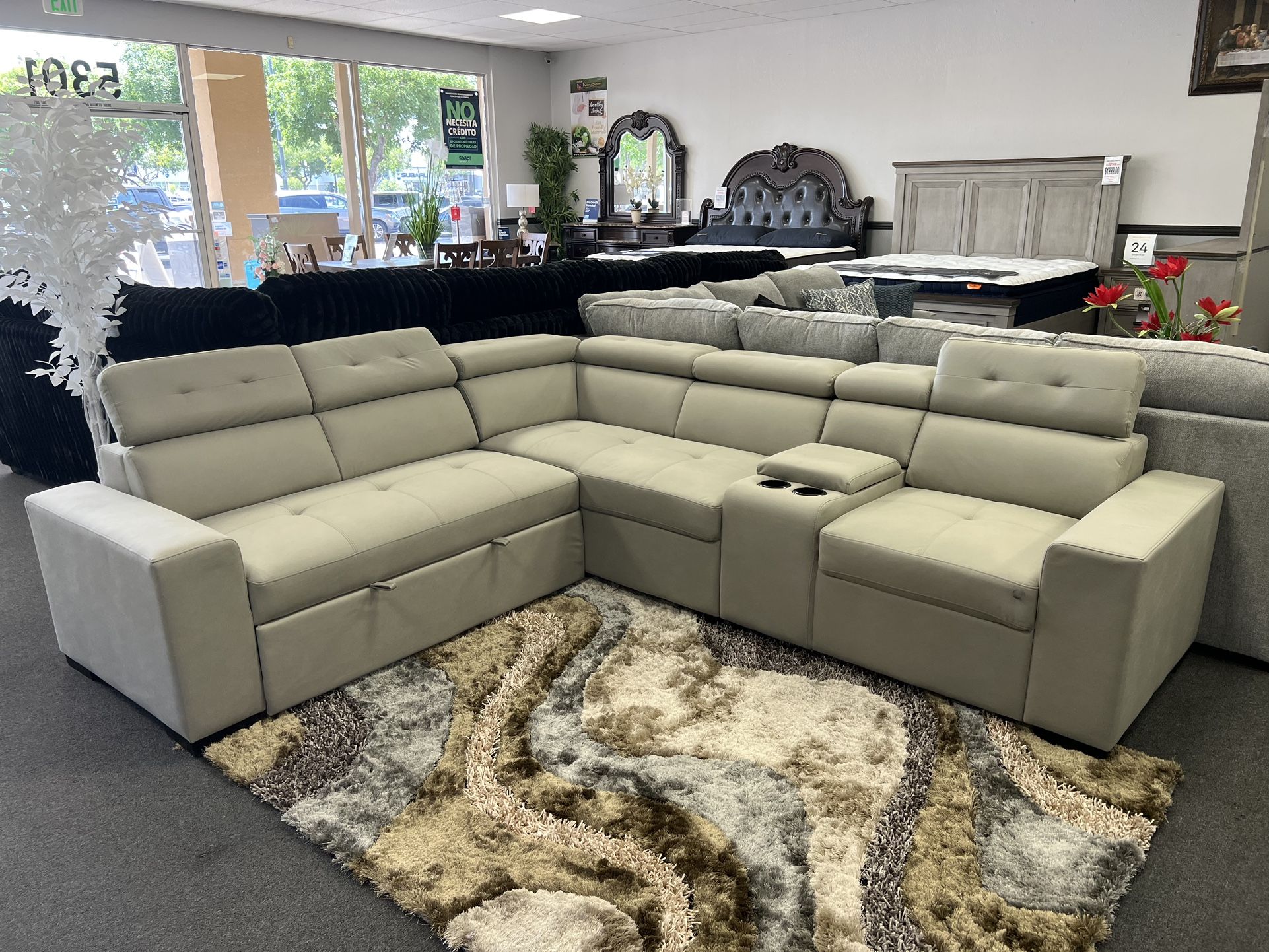 Sofa Sectional w/ Pull- Out Sleeper 💥SALE💥