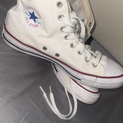 Converse White High Tops