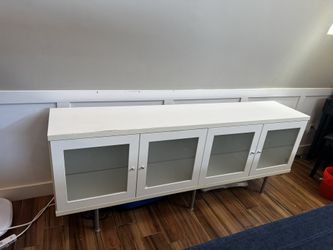 White Modern Credenza - FREE - NEED GONE