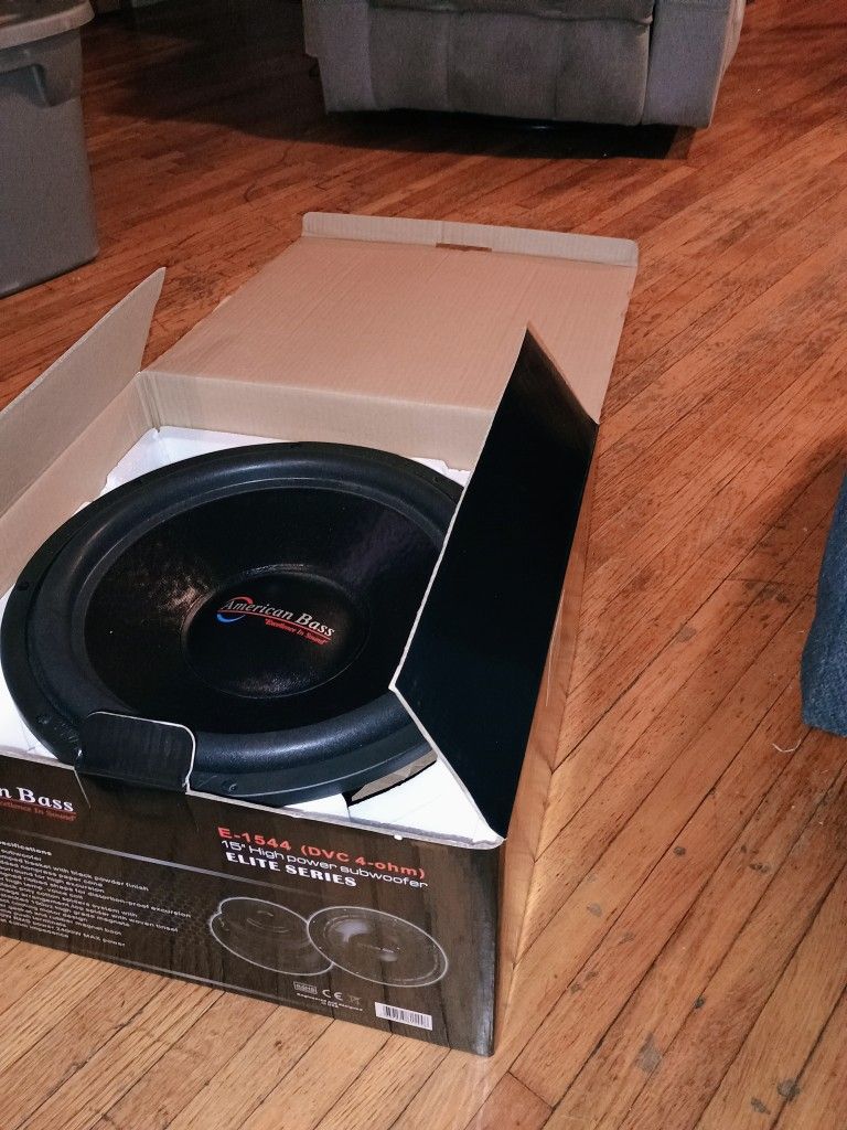 15" American Bass Subwoofer