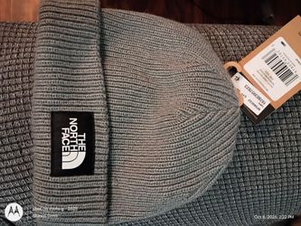 North face Beanie. Grey