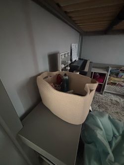 Full Size Gray Loft bed