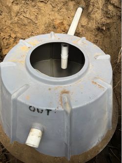 Small septic tank