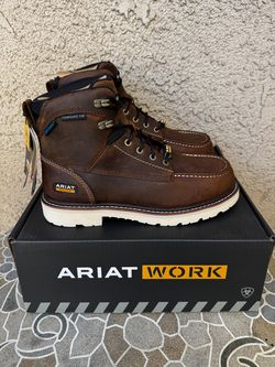WORK BOOTS ARIAT COMPOSITE TOE WATERPROOF SIZE AVAILABLE 9-9.5-10 MENS