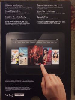 32GB Kindle HD Fire with Wifi touchscreen