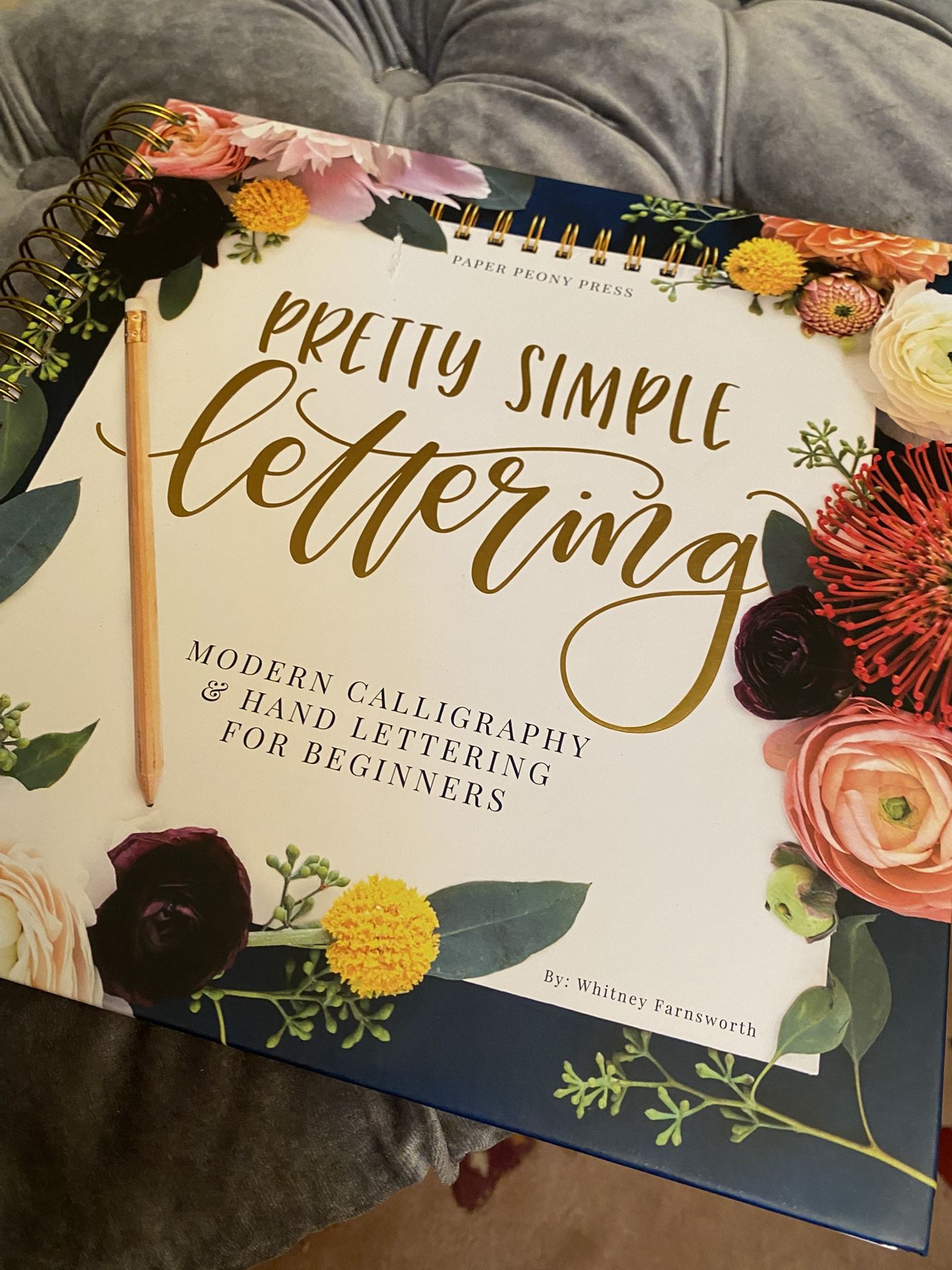 Calligraphy Lettering Lesson Book NEW