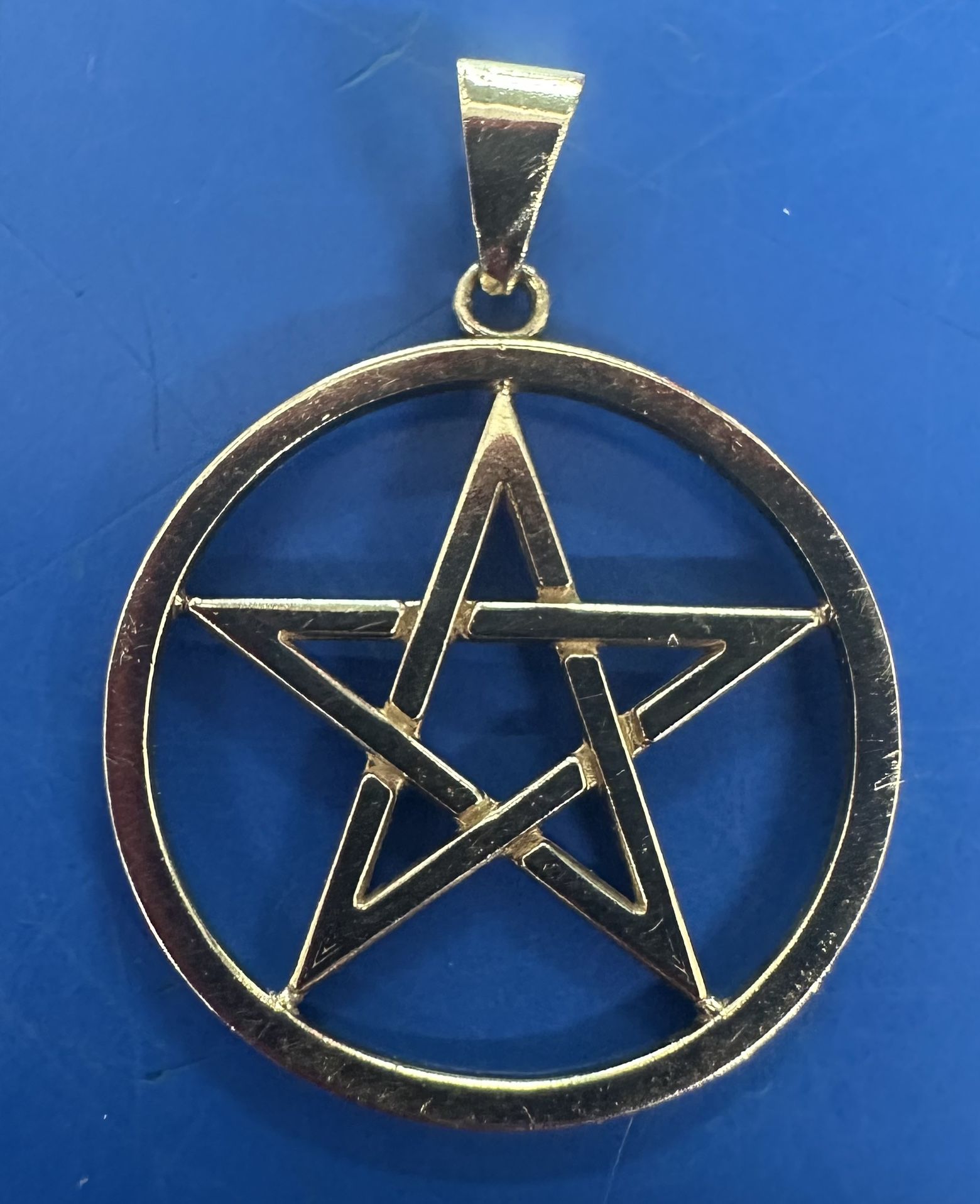 “Pentacle” 10K Gold Charm