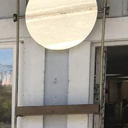 Round Swivel Mirror With Shelf NEW