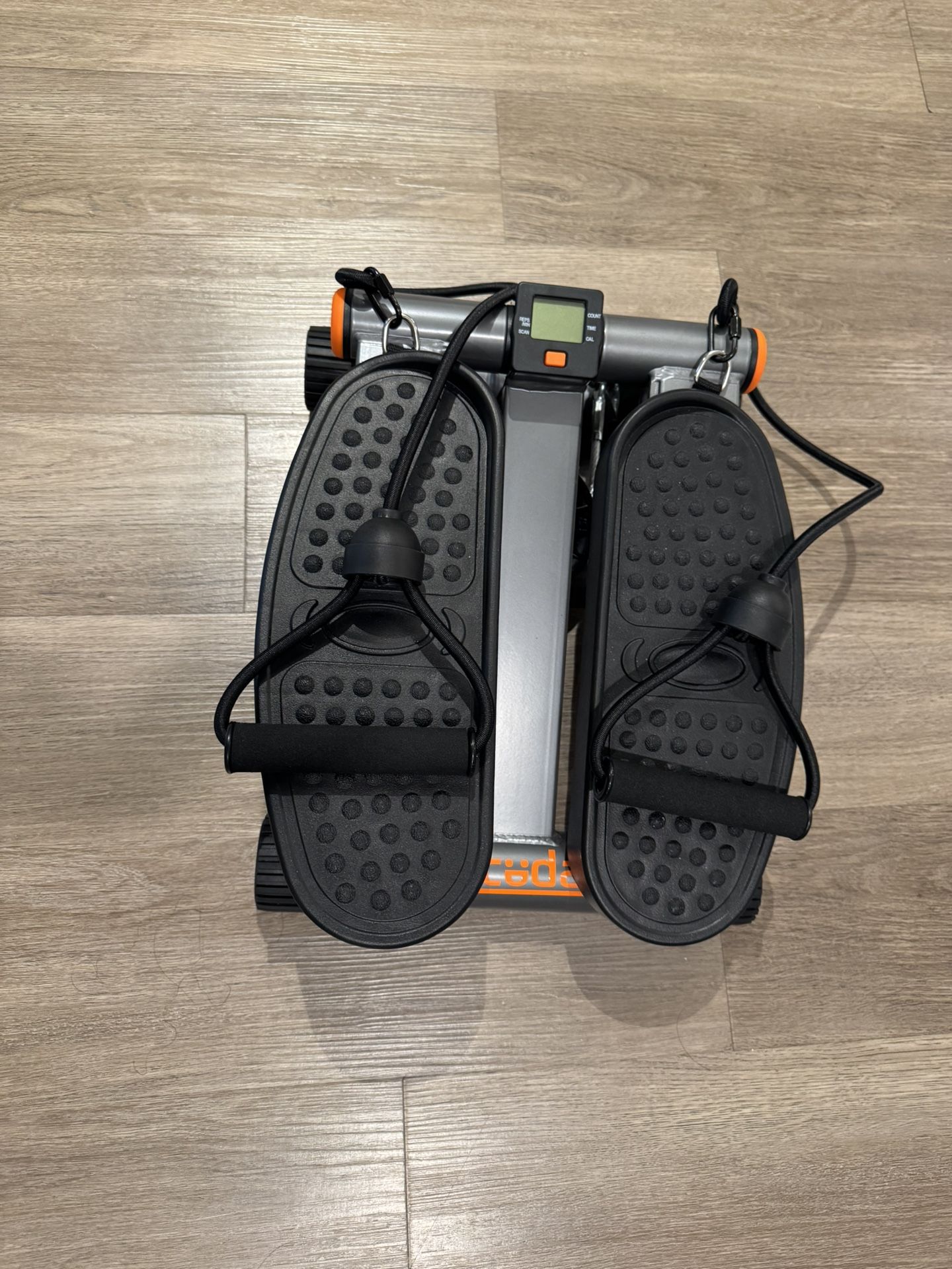 Mini Stair Stepper w/ Resistance Bands & LCD Display
