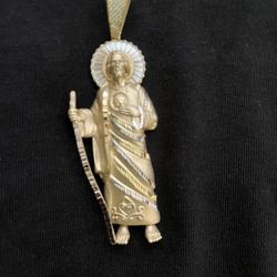 San Juditas  Pendant 10k