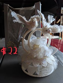 Love bird wedding topper