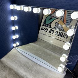 Vanity Mirror With IKEA Desk