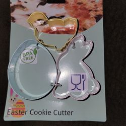💞NEW 3 PIECE EASTER COOKIE CUTTERS