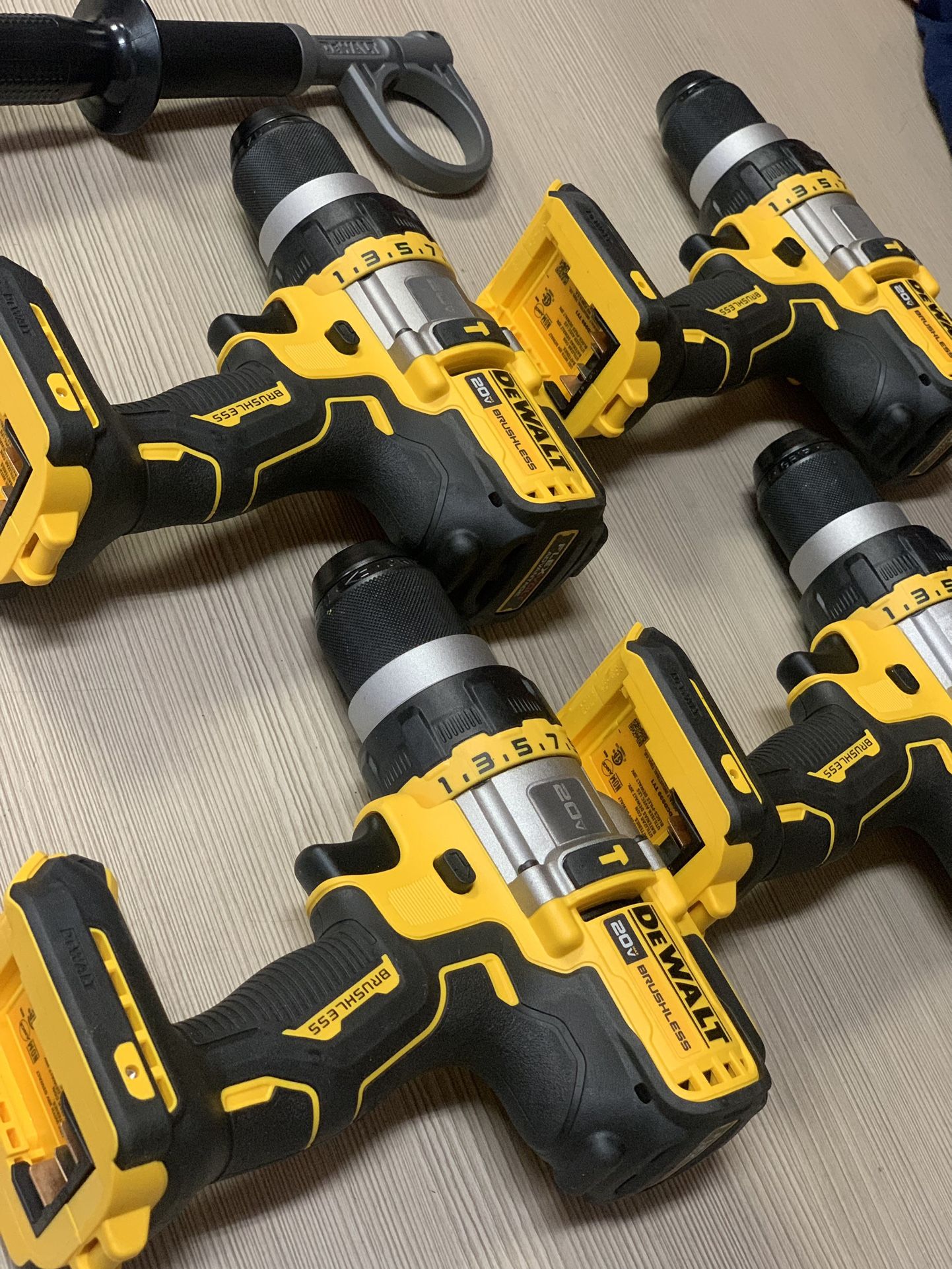 Dewalt New Hammer Drill -3 Speeds Brushless 20v Flex Volt - No Battery $130 Each One 