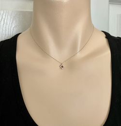 10k Solid Gold Necklace with cubic zirconia