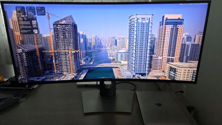 Dell U3818DW 38" Curved WQHD+ Ultrawide Monitor - Built-in Docking Station (Great Condition)