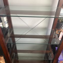 Free glass bookshelf