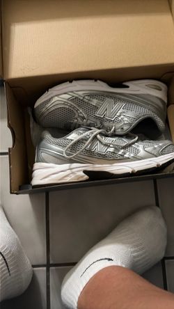 New Balance Silver Sneakers