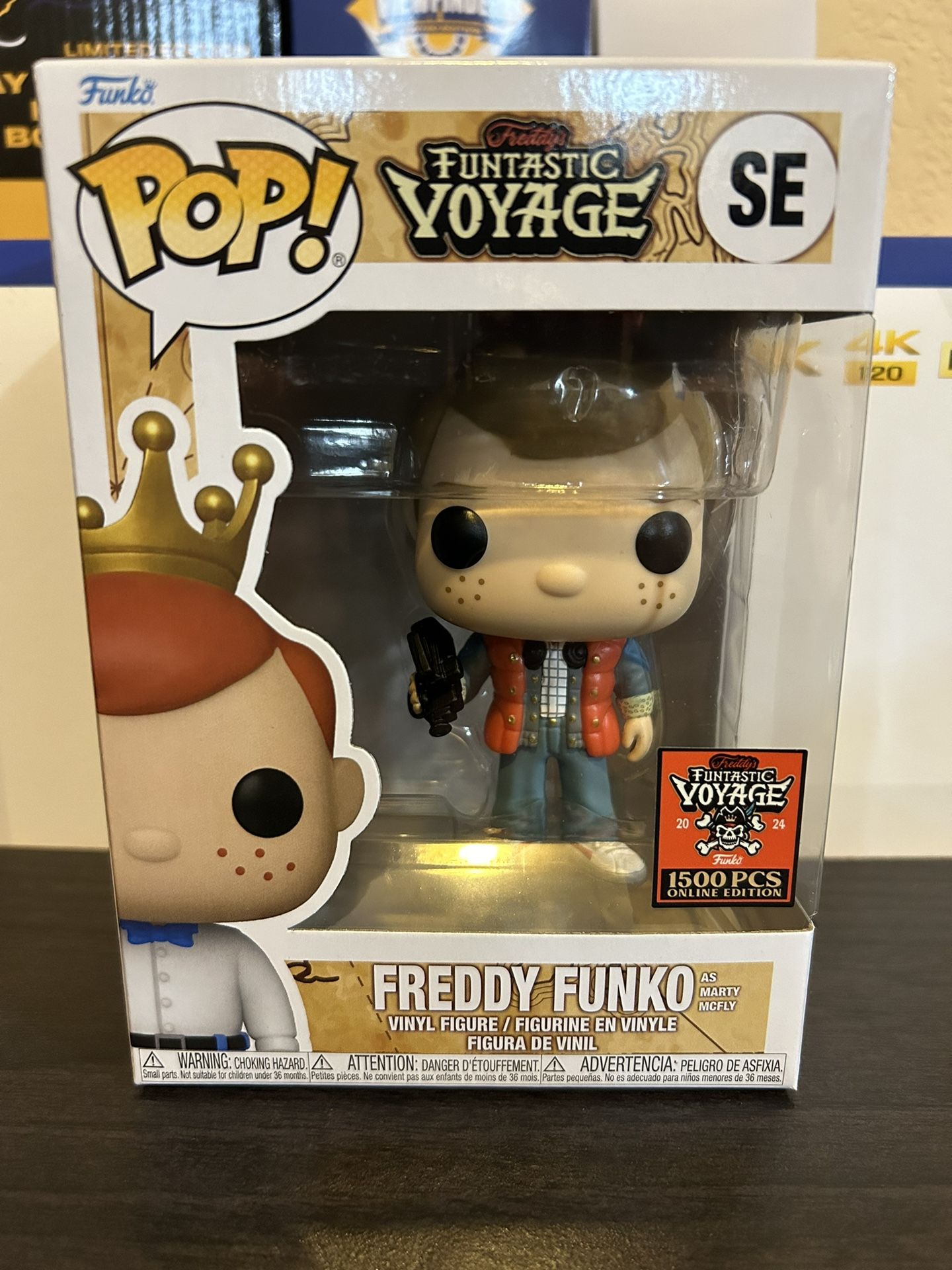 Freddy Funko POP as Marty McFly Voyage Box Of Fun 2024 LE 1500
