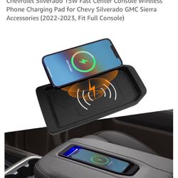 Wireless Charger Tray For 2022 2023 Chevy Silverado