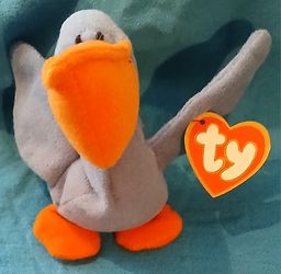 Used 1993 McDonald's TY Beanie Baby Scoop the Pelican.